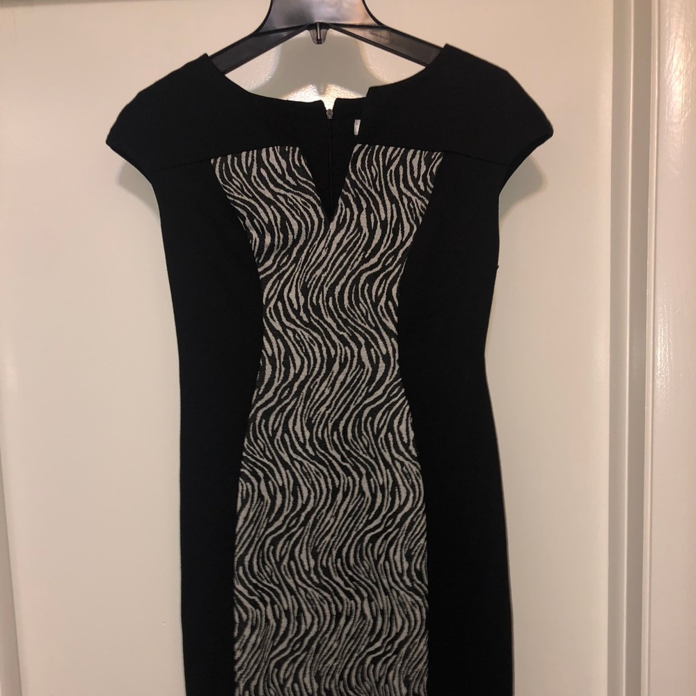 Dress Barn Zebra Sheath Dress NWOT